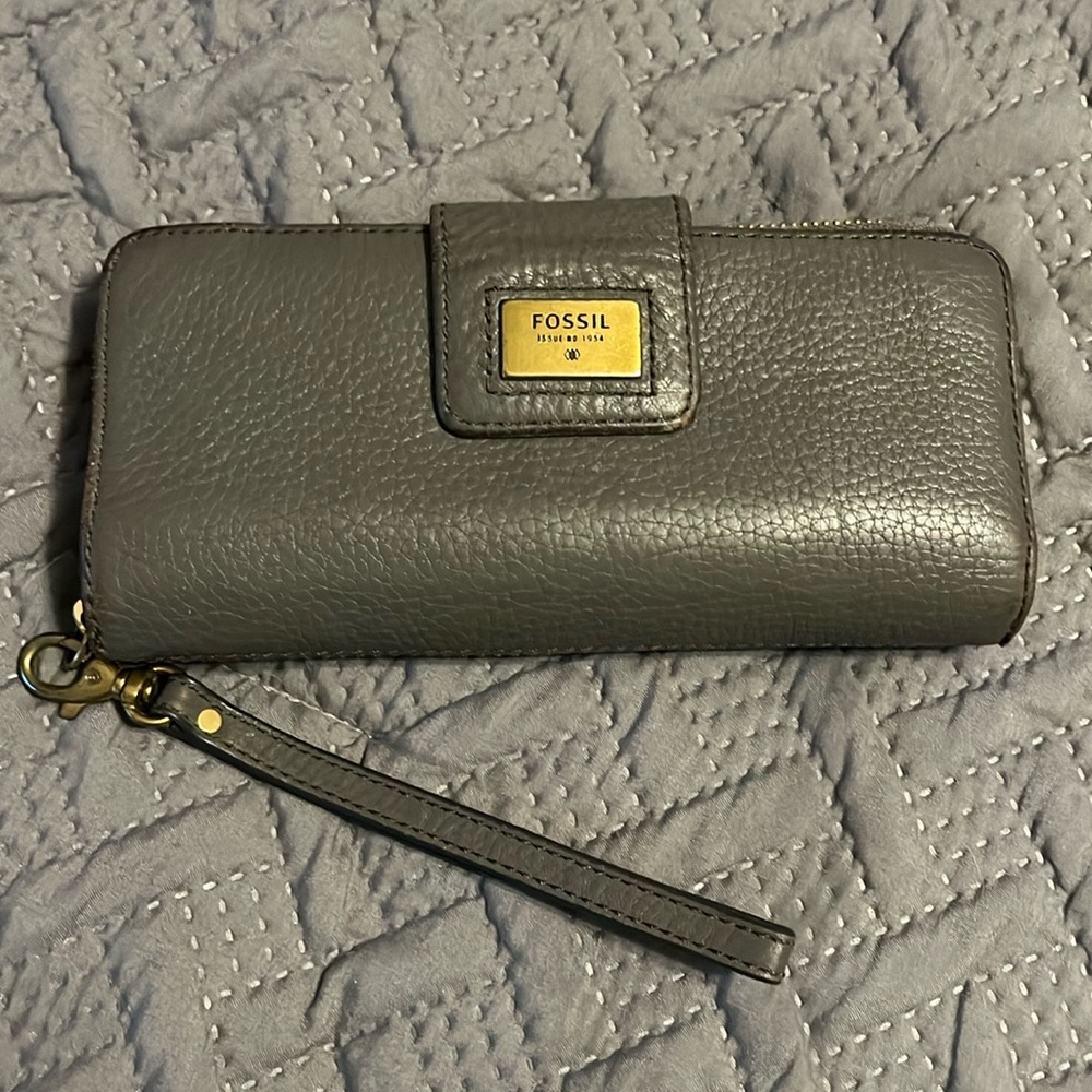 Fossil Wallet with Wrist Strap